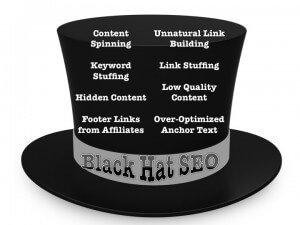 Sombrero negro SEO del ingles Black Hat SEO